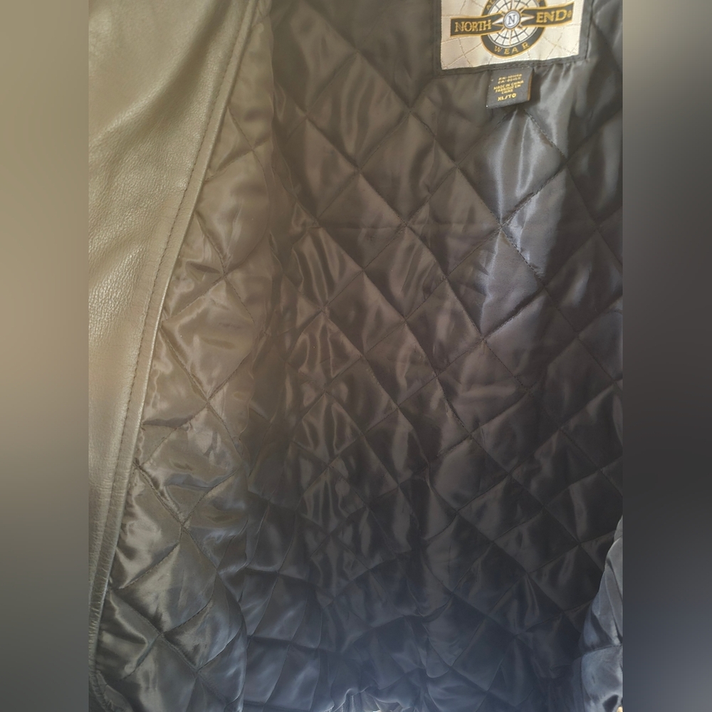 North Ends Leather Coat Size XL - Picture 4 of 7
